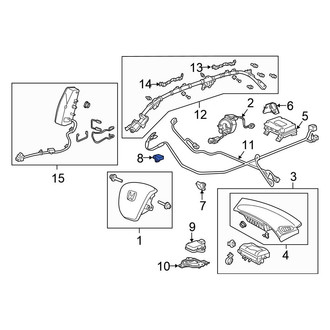 Honda OE - Center Air Bag Impact Sensor