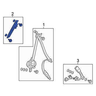 Honda OE - Seat Belt Height Adjuster