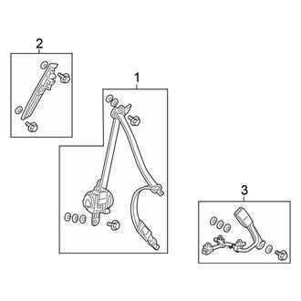 Honda OE - Restraint Systems - Front Seat Belts