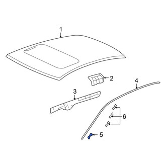 Honda OE - Roof Drip Molding Clip