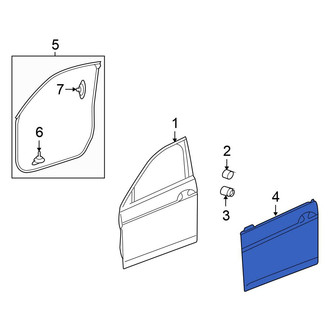 Honda OE - Front Left Outer Door Outer Panel
