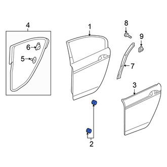 Honda OE - Rear Door Stop