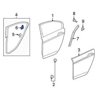 Honda OE - Door Seal Clip