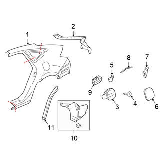 Honda OE - Quarter Panel & Components