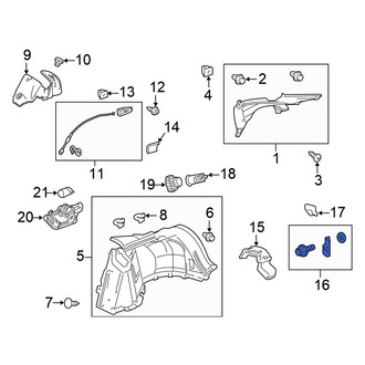 Honda OE - Rear Tie Down Hook