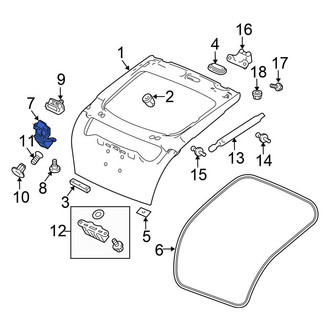 Honda OE - Rear Liftgate Latch