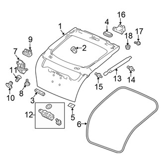 Honda OE - Lift Gate - Gate & Hardware