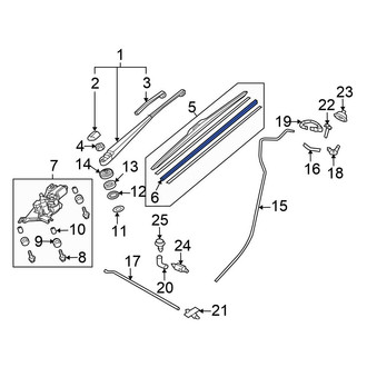 Honda OE - Rear Wiper Blade
