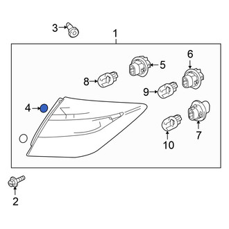 Honda OE - Tail Light Assembly Cap