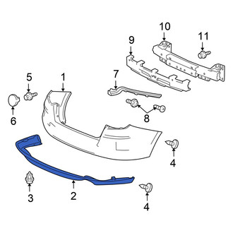 Honda OE - Rear Valance Panel