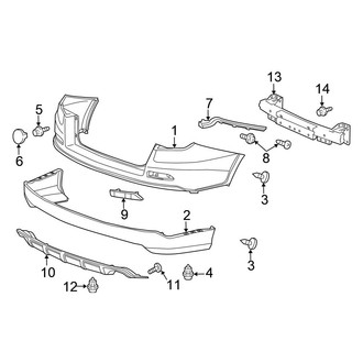 Honda OE - Rear Bumper
