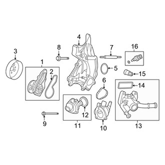 Honda OE - Cooling - Water Pump (2.4L)