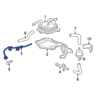 Honda OE - Automatic Transmission Oil Cooler Tube