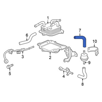 Honda OE - Automatic Transmission Oil Cooler Hose