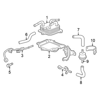 Honda OE - Cooling - Trans Oil Cooler (2.4L)