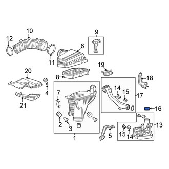Honda OE - Engine Air Intake Hose Adapter