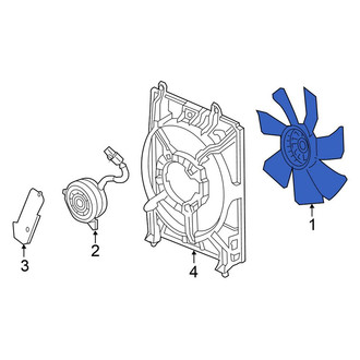 Honda OE - A/C Condenser Fan Blade