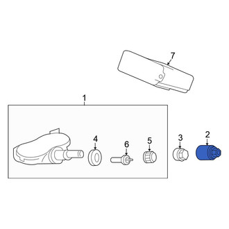 Honda OE - Tire Pressure Monitoring System (TPMS) Sensor Nut