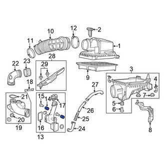 Honda OE - Engine Air Intake Resonator Insulator