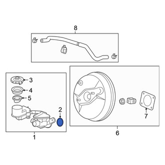 Honda OE - Power Brake Booster Seal