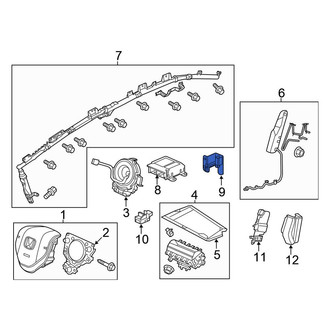 Honda OE - Center Air Bag Impact Sensor