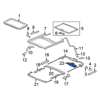 Honda OE - Sunroof Motor
