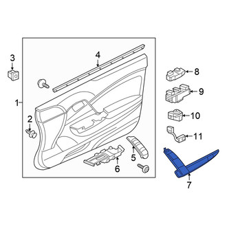 Honda OE - Front Right Outer Exterior Door Handle Cover