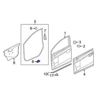 Honda OE - Door Seal Clip