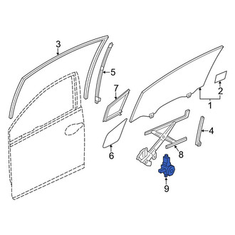 Honda OE - Front Right Window Motor