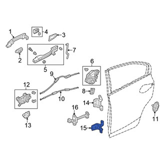 Honda OE - Front Left Upper Door Hinge