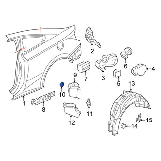 Honda OE - Fender Liner Grommet
