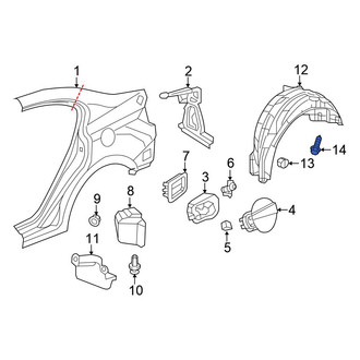 Honda OE - Fender Liner Screw