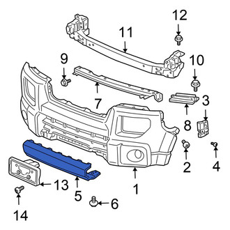 Honda OE - Rear Bumper Cover Spacer Panel