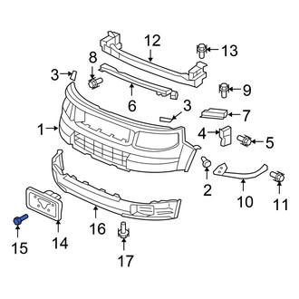 Honda OE - Rear Valance Panel Screw