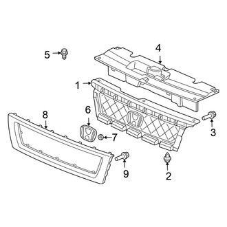 Honda OE - Grille & Components