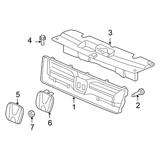 Honda OE - Grille & Components (SC)