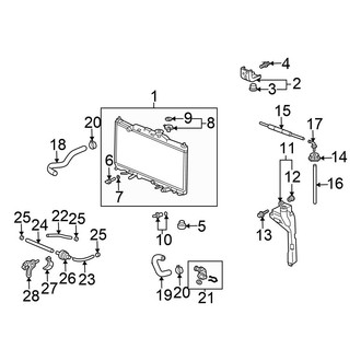 Honda OE - Cooling - Radiator & Components