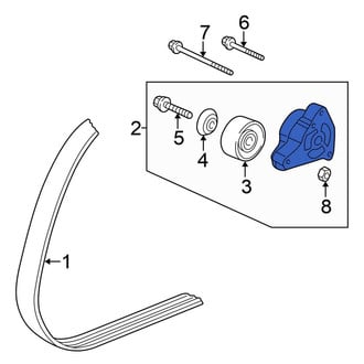 Honda OE - Accessory Drive Belt Tensioner Assembly
