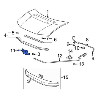 Honda OE - Front Hood Latch