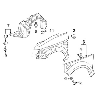 Honda OE - Fender & Components