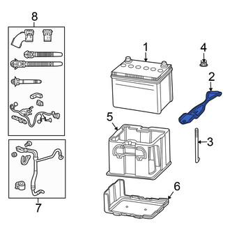 Honda OE - Battery Hold Down