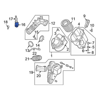 Honda OE - Engine Air Intake Hose