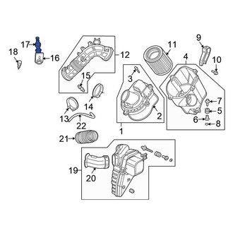 Honda OE - Engine Air Intake Hose Adapter