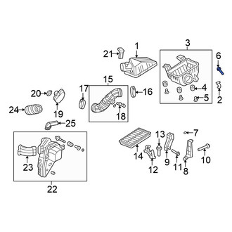Honda OE - Tailgate Lift Motor Bolt