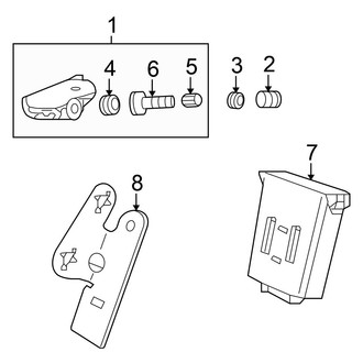 Honda OE - Electrical - Tire Pressure Monitor Components