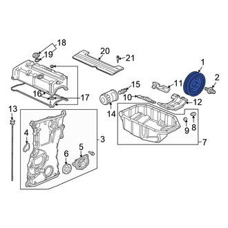 Honda OE - Engine Crankshaft Pulley