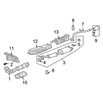 Honda OE - Exhaust Muffler Gasket