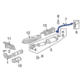 Honda OE - Exhaust Tail Pipe