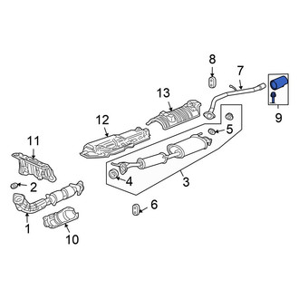 Honda OE - Exhaust Tail Pipe