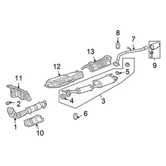 Honda OE - Exhaust System - Exhaust Components